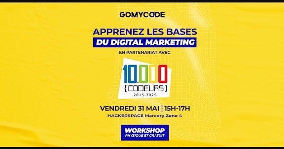 Workshop gratuit à Abidjan pour apprendre les bases du marketing digital